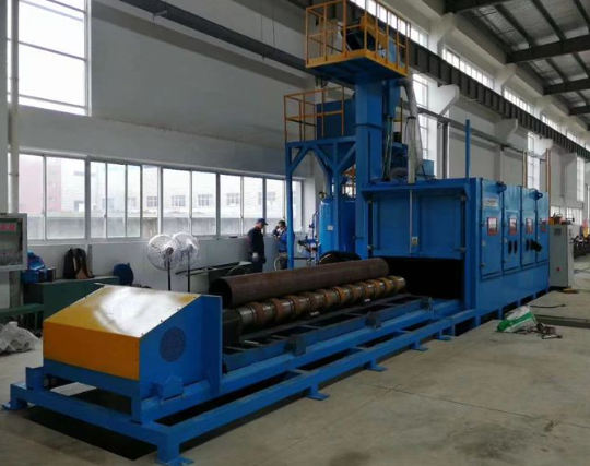 磐石喷砂机在管道除锈中的现场施工应用