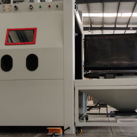 磐石无尘喷砂机半自动模具喷砂机